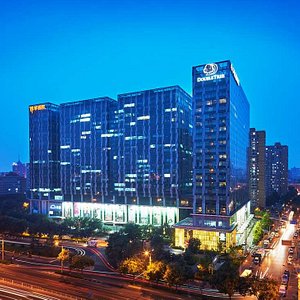 DoubleTree by Hotel Beijing in Beijing, image may contain: City, Urban, Cityscape, Office Building