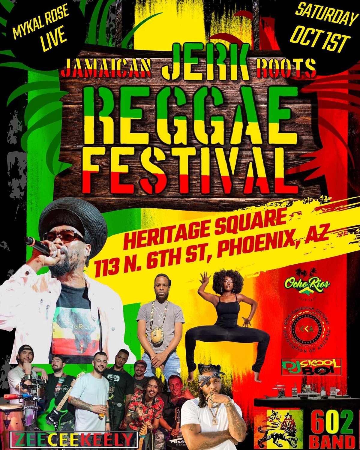 Jamaican Jerk, Roots & Reggae Festival (Phoenix, AZ): Address, Phone ...