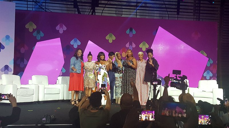 Celebrity panelists at the Essence Music Festival in New Orleans 