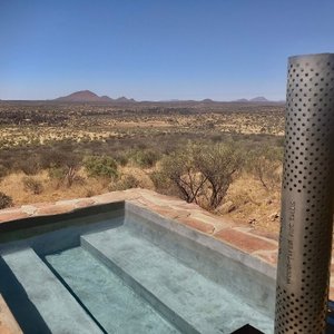 Unspoilt Views from the private Hot Tub / Plunge Pool