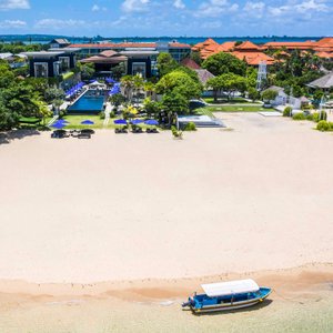Our beach in front of the resort