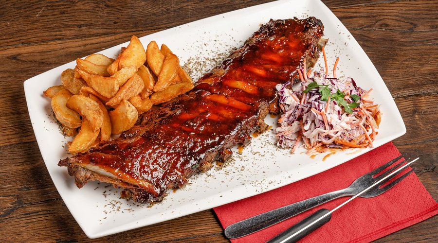 Our famous slow cooked ribs