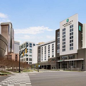 Embassy Suites by Hilton Charlotte Uptown in Charlotte, image may contain: City, Office Building, Condo, Urban