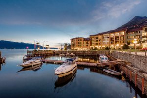 Hapimag Resort Cannero in Cannero Riviera, image may contain: Waterfront, Harbor, Pier, Port