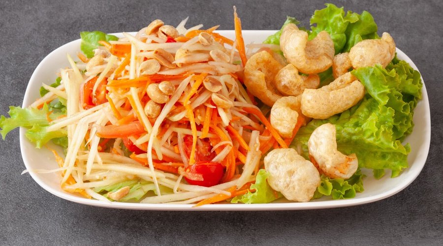 salade de papaye thaï (sucré , salé )