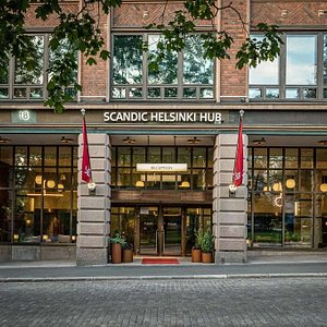 Scandic Helsinki Hub facade