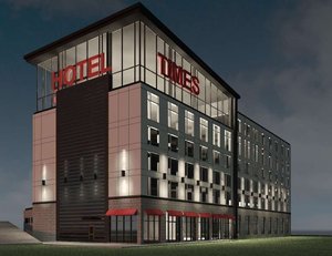 Grand Times Hotel Blainville in Blainville, image may contain: Office Building, Building, Urban, City