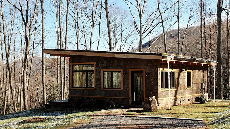 Exterior of Mountain Cabin, VA 