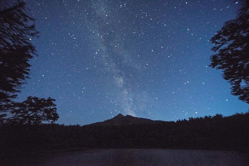 姫沼の夜空