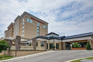 Hilton Garden Inn Raleigh / Crabtree Valley in Raleigh, image may contain: Hotel, Office Building, City, Condo
