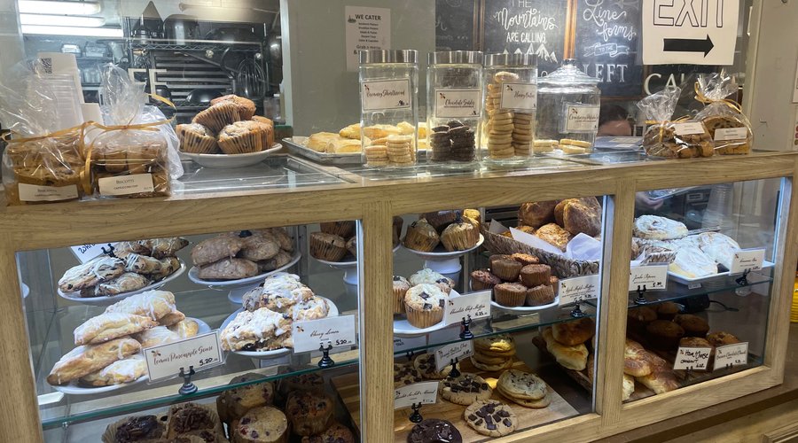 Morning pastry case 9am Friday, October 9th. (Not ashamed to call ourselves a bakery!)