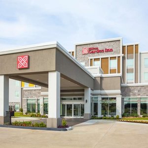 Hilton Garden Inn Houston-Baytown in Baytown, image may contain: Hotel, Office Building, Inn, Shopping Mall