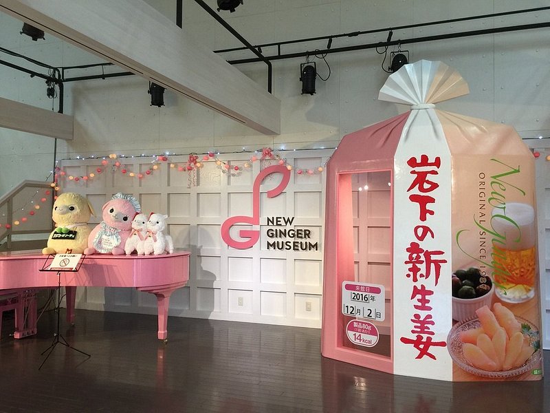 Interior of ginger museum