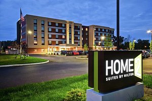 Home2 Suites by Hilton Amherst Buffalo in Amherst, image may contain: Hotel, City, Inn, Office Building