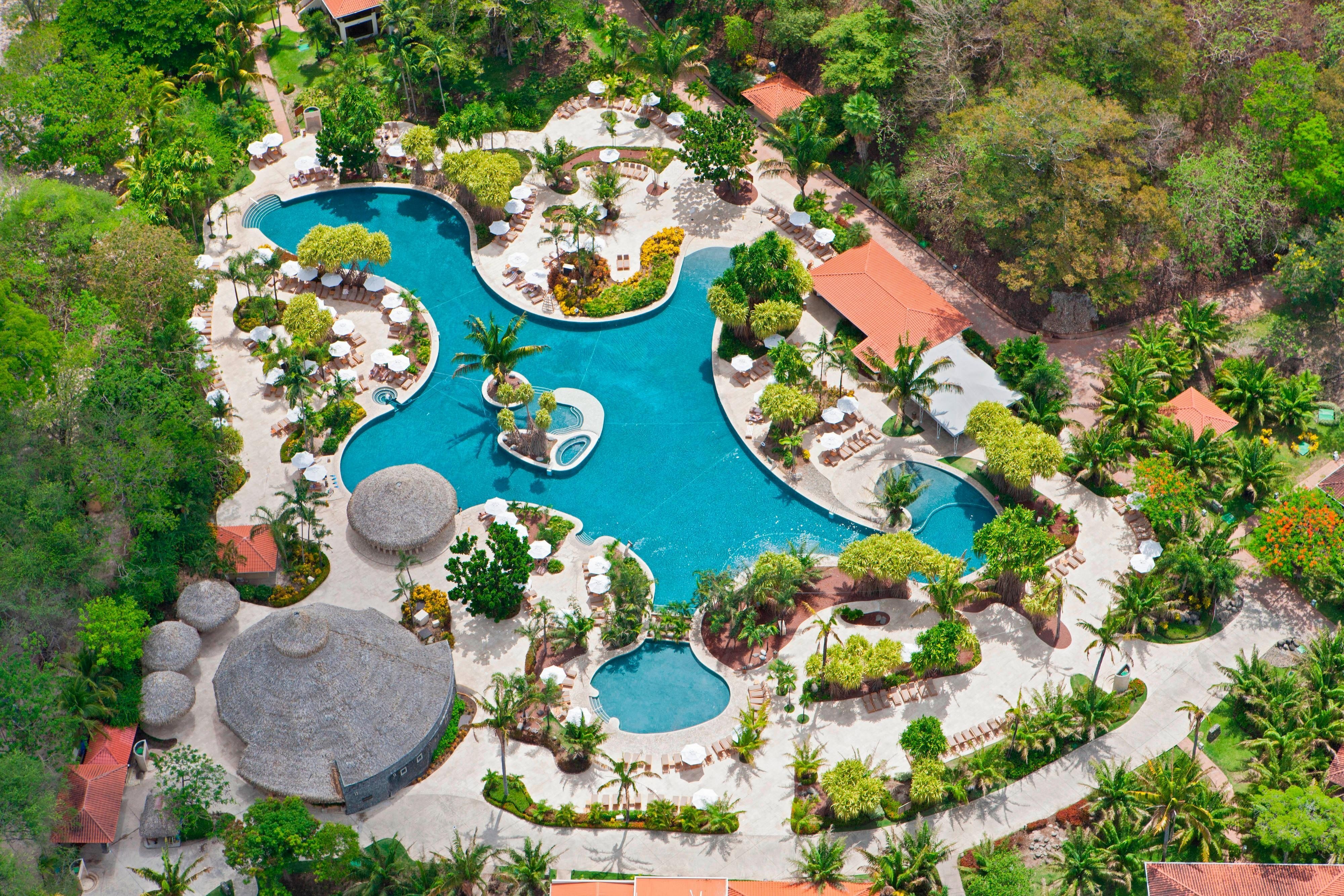 THE WESTIN RESERVA CONCHAL AN ALL INCLUSIVE GOLF RESORT SPA Playa   Pool Aerial View 