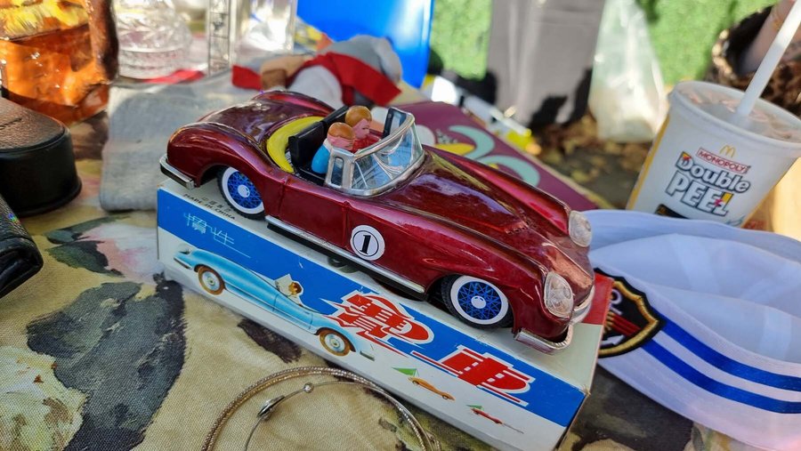 I guess if you cannot afford a sports car the next very best thing is to own a model of one which can be negotiated at Kentish Town Car Boot
