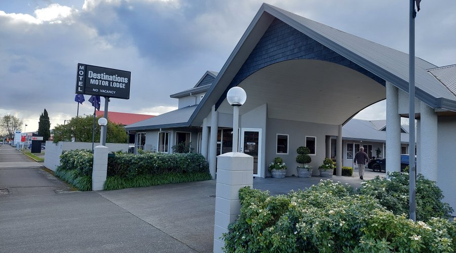 Entrance to the motor lodge