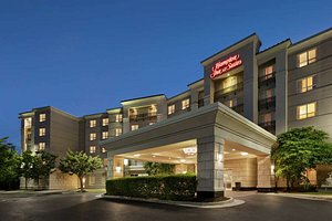 Hampton Inn & Suites Washington-Dulles International Airport in Sterling, image may contain: Hotel, Inn, Office Building, City
