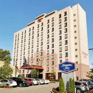 Hampton Inn New York - LaGuardia Airport in East Elmhurst, image may contain: City, Hotel, Urban, Condo