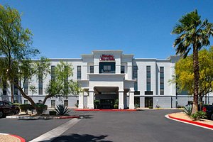 Hampton Inn & Suites Las Vegas Airport in Las Vegas, image may contain: Hotel, City, Office Building, Inn
