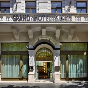 EST Grand Hotel Savoy in Budapest, image may contain: Interior Design, Home Decor, Wood, Bedroom