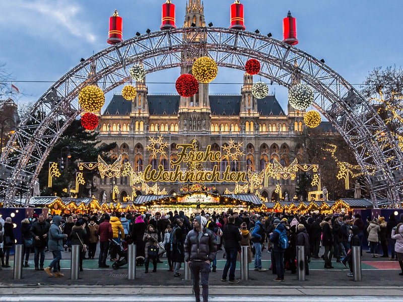 Wiens dröm- och julmarknad, Rathausplatz, Wien