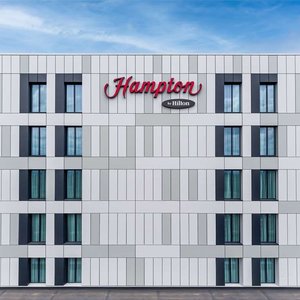 Hampton by Hilton High Wycombe in High Wycombe, image may contain: Office Building, City, Urban, Hotel