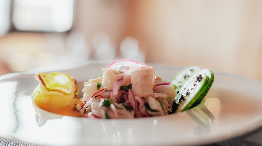 Ceviche de Dorada y Langostino