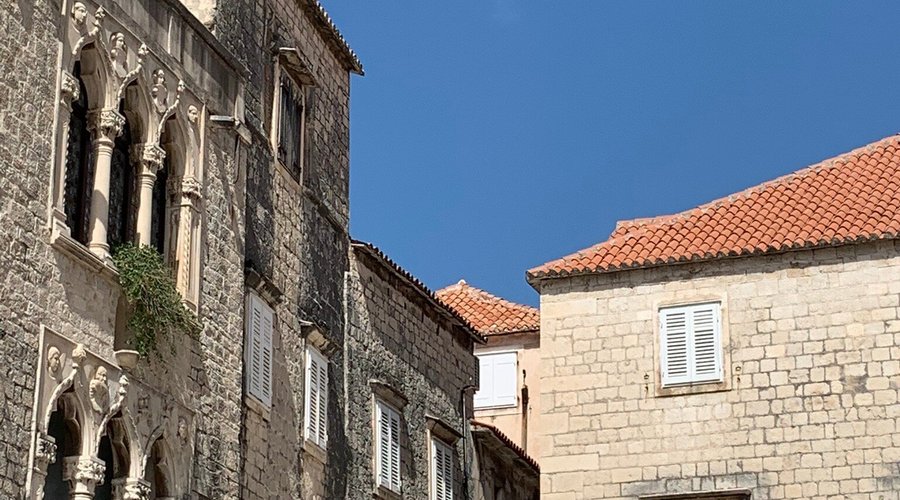 TROGIR - The Venetian influence is everywhere and especially in this building that belonged to the Cipiko family.