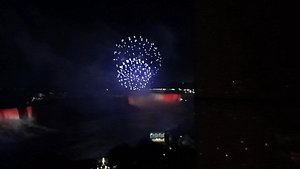 Evening Fireworks Niagara Falls
