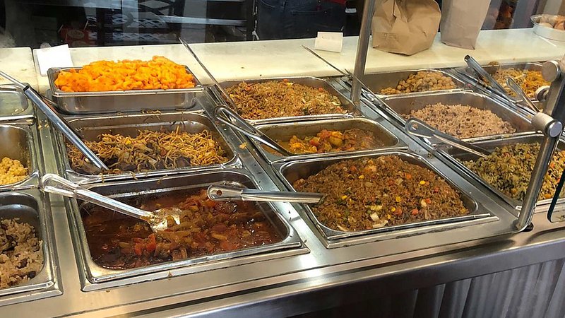 West Indian dishes at Sybil’s Bakery and Restaurant