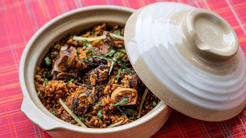Dindi gul Biryani at Semma