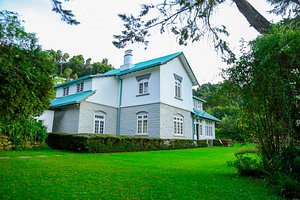 Brockenhurst Bungalow in Nuwara Eliya, image may contain: Hotel, Resort, Villa, Grass