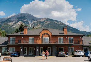 Northwinds by Basecamp in Canmore, image may contain: Hotel, Bench, City, Car
