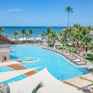 Área da piscina e praia 