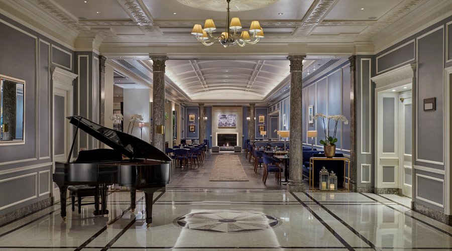 Lobby of the hotel