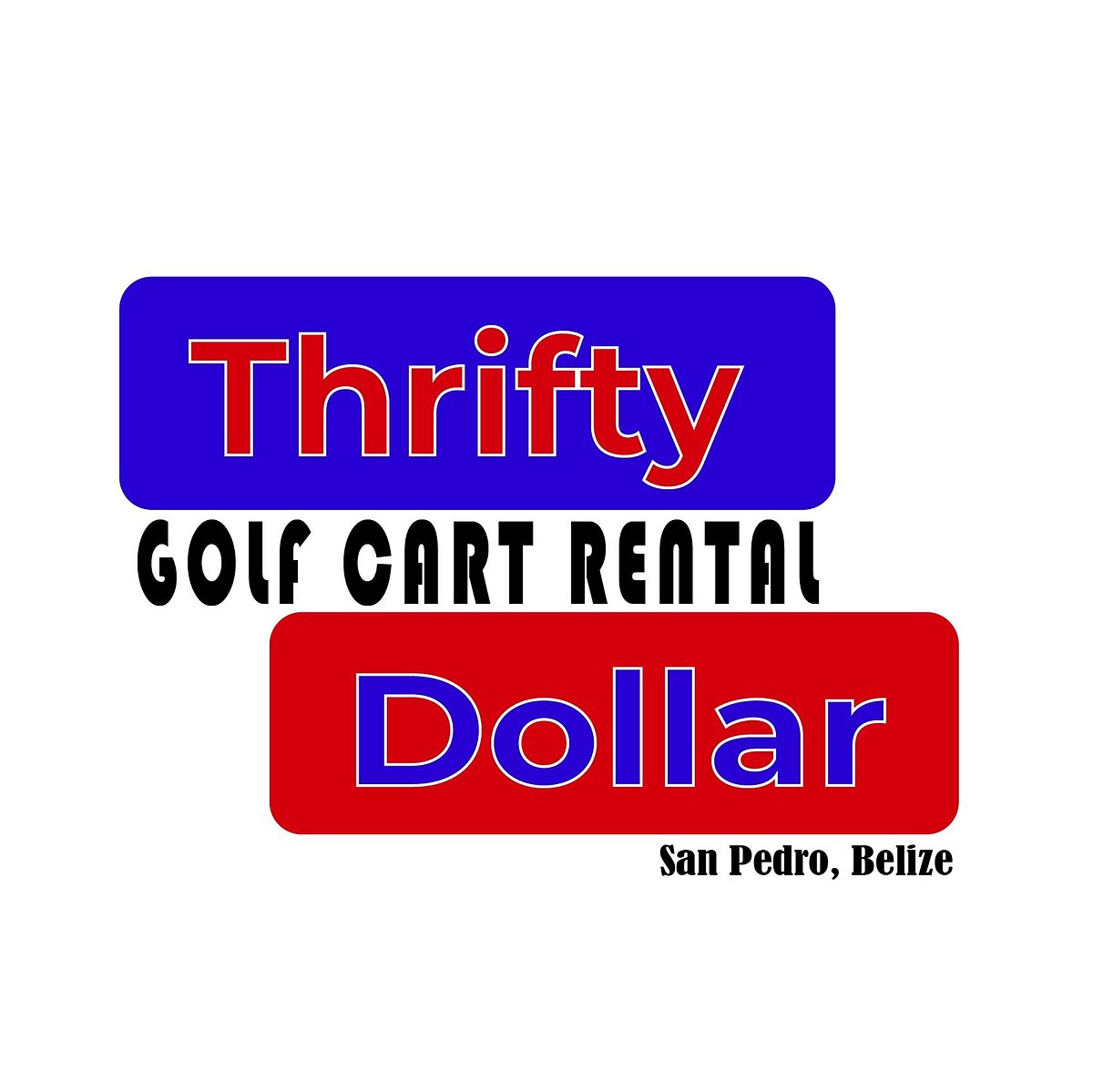 Thrifty Dollar Golf Cart Rental San Pedro Belize - Golf Cart Rental in