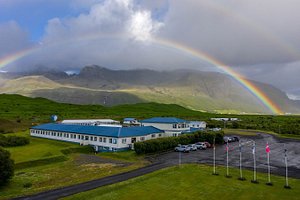 Hotel Skaftafell in Skaftafell, image may contain: Sky, Outdoors, Nature, Rainbow