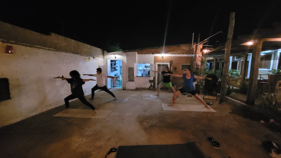 Aulas de yoga no hotel