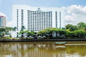 Hilton Kuching in Kuching, image may contain: Hotel, City, Resort, Waterfront