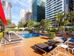 Royal On The Park Hotel & Suites in Brisbane, image may contain: Condo, Pool, City, Hotel