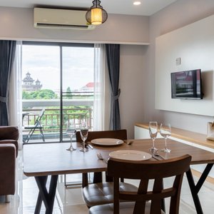Our suite rooms come with its own kitchen and living room.