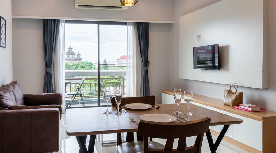 Our suite rooms come with its own kitchen and living room.