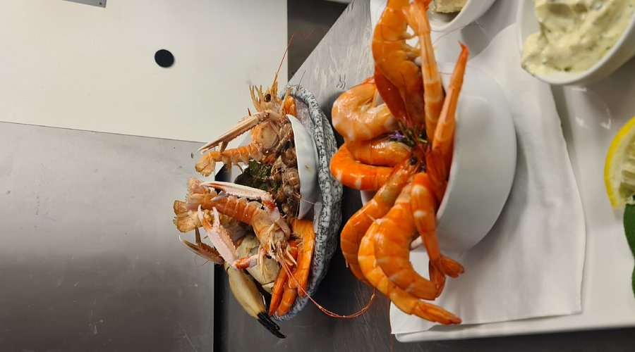 Changement de thème, une cuisine dédiée aux produits de la mer