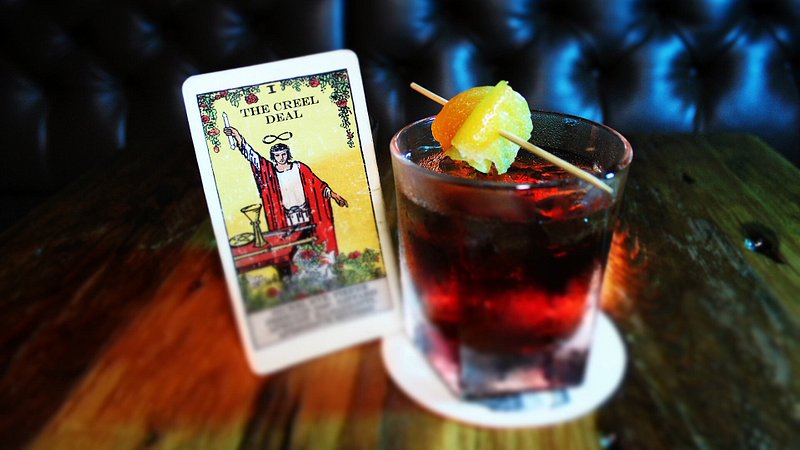 Tarot card cocktail at The Drifter, Chicago 