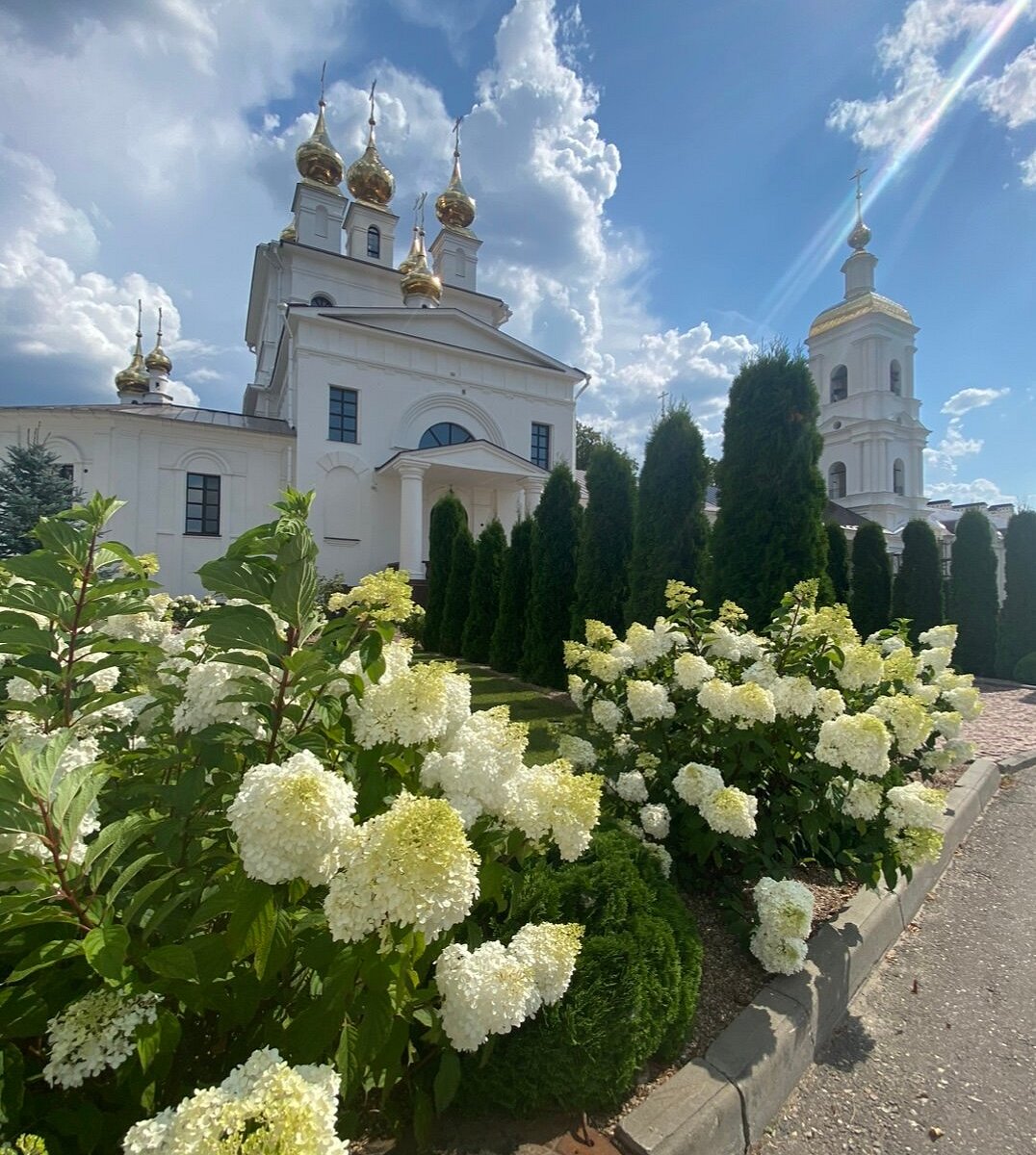 Успенский собор в Смоленске сирень