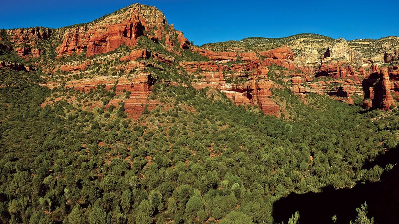 Panorama of Sedona's Fay Canyon