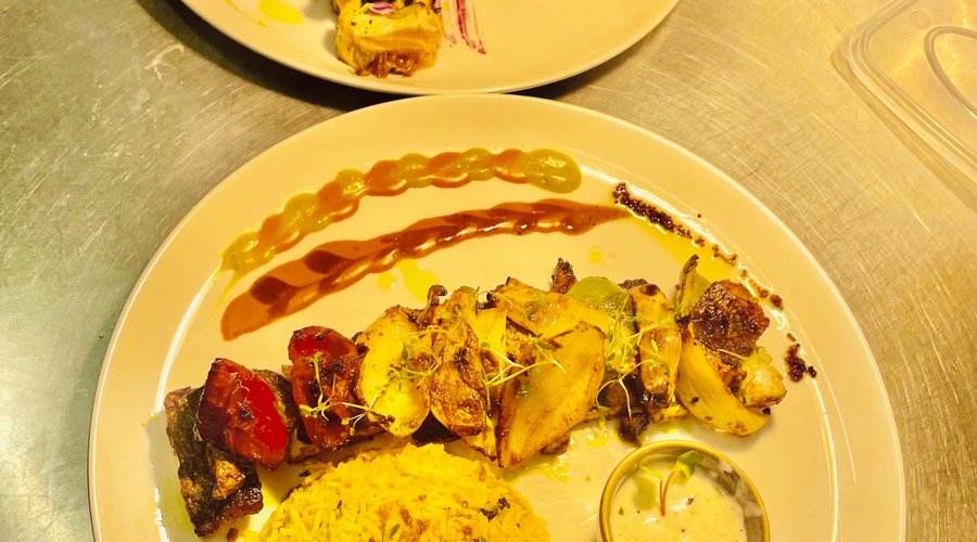 Malai Salmon or Tandoori sea bass 