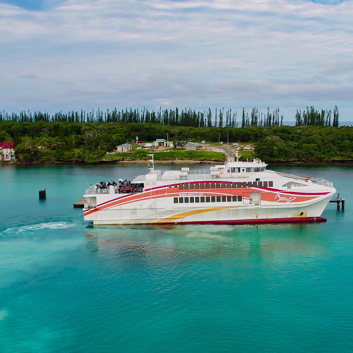 betico high speed passenger catamaran from the noumea ferry terminal