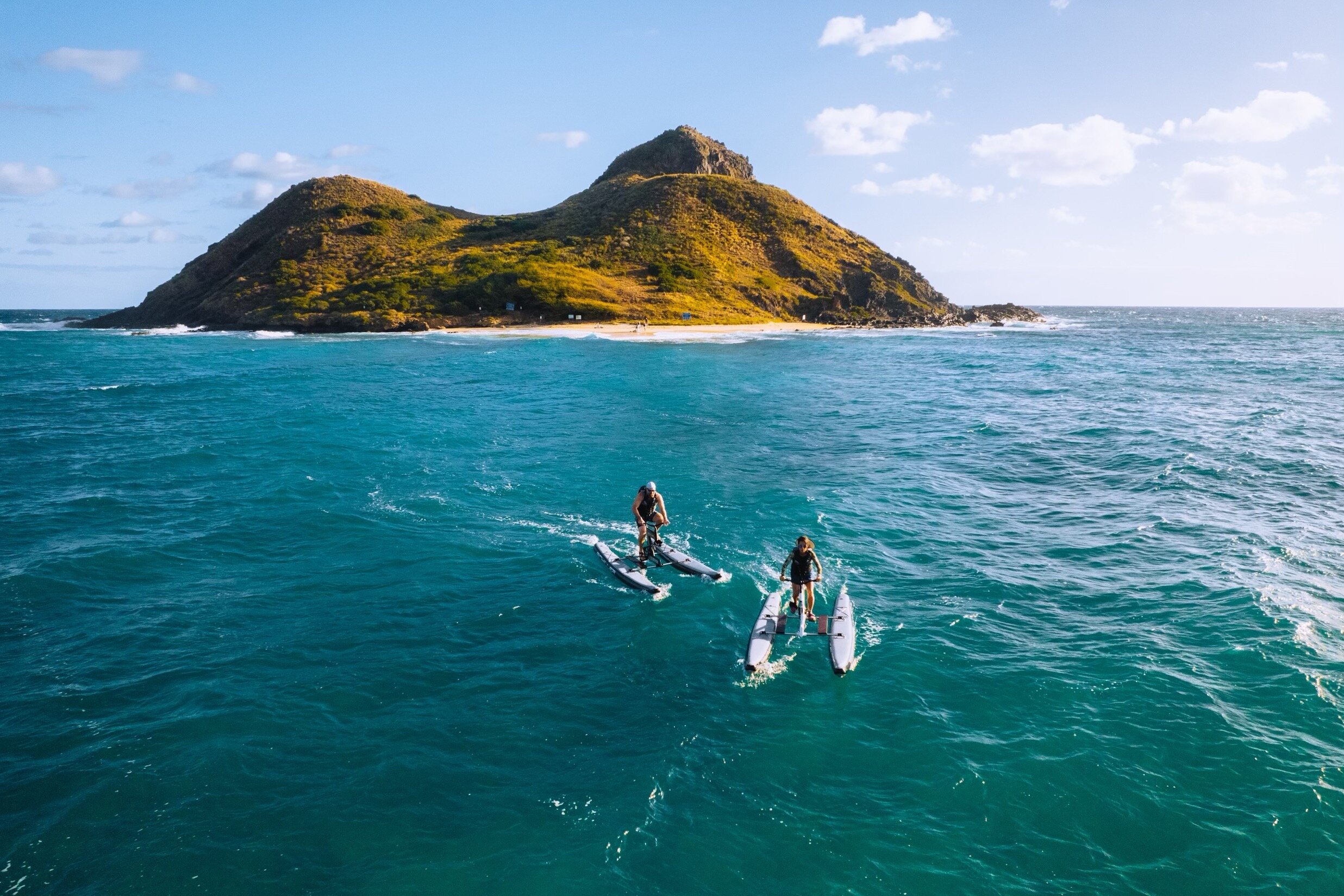 Sunrise HydroBiking Around Mokoli’i Island To Secret Island (Oahu ...